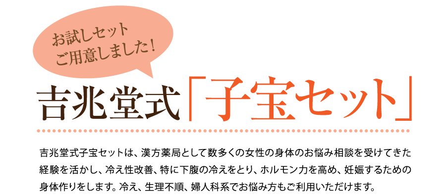 お試しセットをご用意しました